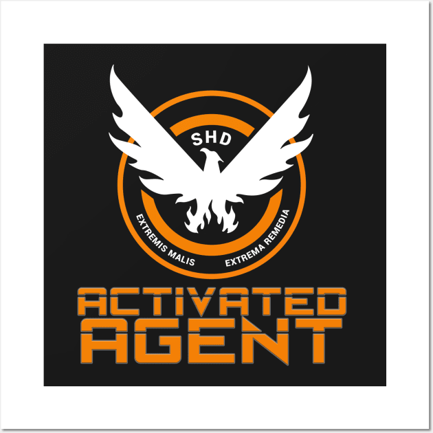 The Division - Activated Agent Wall Art by wyckedguitarist